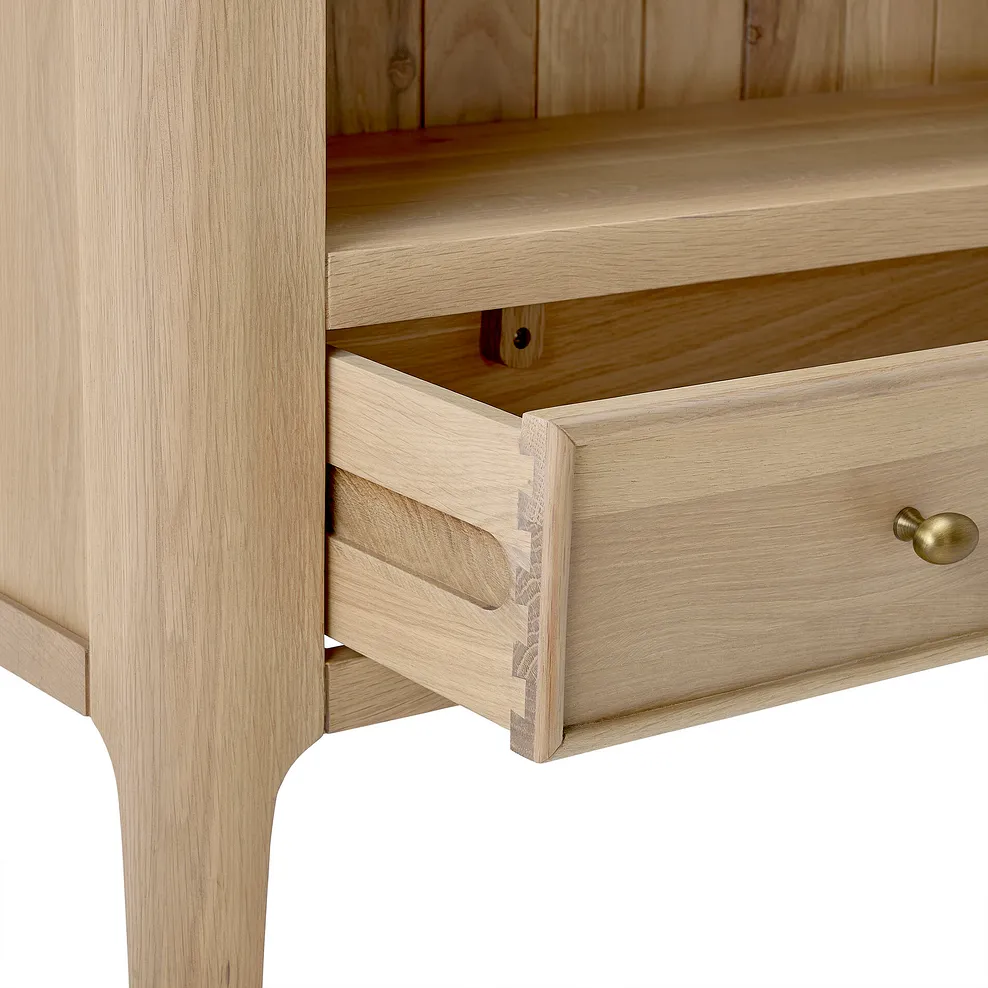 NEWTON Small Bookcase Light Natural Solid Oak - Image 11