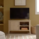 NEWTON Small TV Unit Light Natural Solid Oak