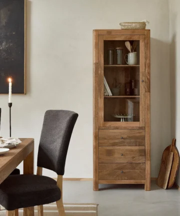 NOAH Display Cabinet Solid Mango Wood