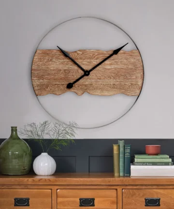 JACKSON WALL CLOCK Grey Oak