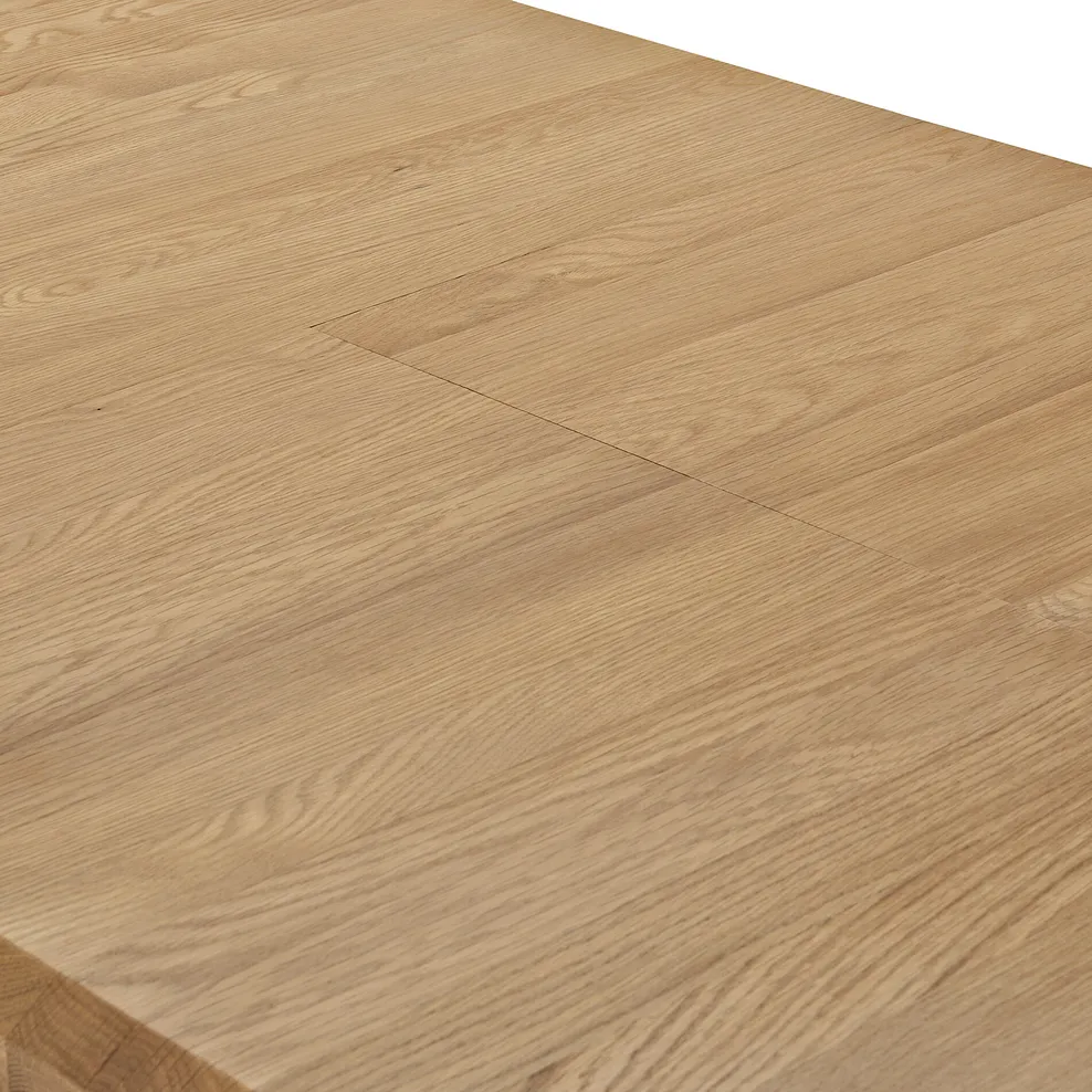 OAKLEE Extending Dining Table with 6 Chairs Natural Oak - Image 5
