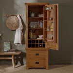 ORIGINAL RUSTIC Small Larder Rustic Solid Oak