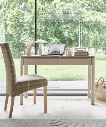 OTTO Desk Smoked Oak & Painted