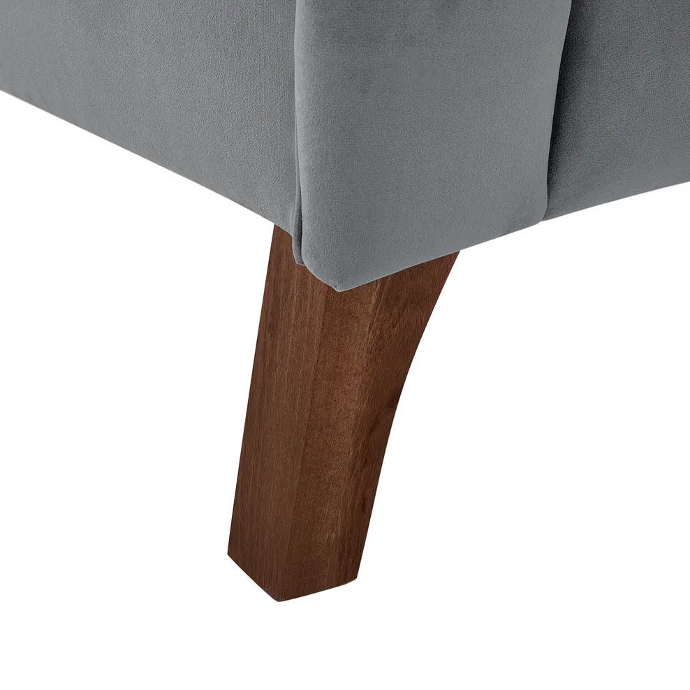 PORTER Armchair Silver Fabric - Image 5