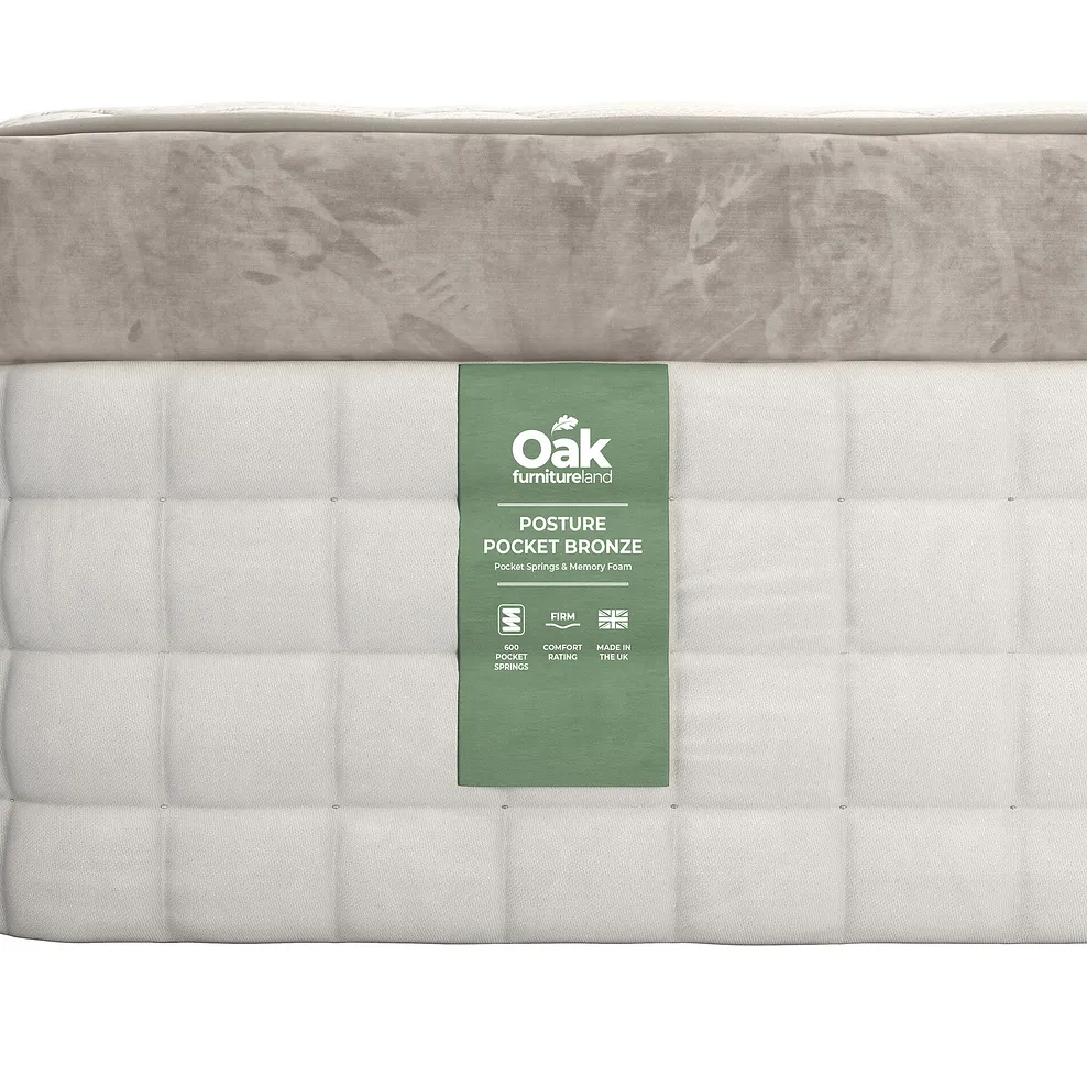 POSTURE POCKET MATTRESSES Single Mattress Bronze 600 Pocket Spring- Firm - Image 3
