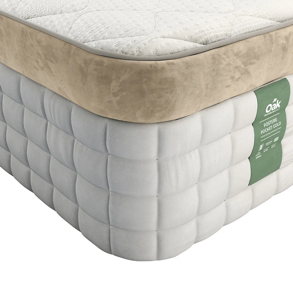 POSTURE POCKET MATTRESSES Double Mattress Gold 2000 Pocket Spring- Med