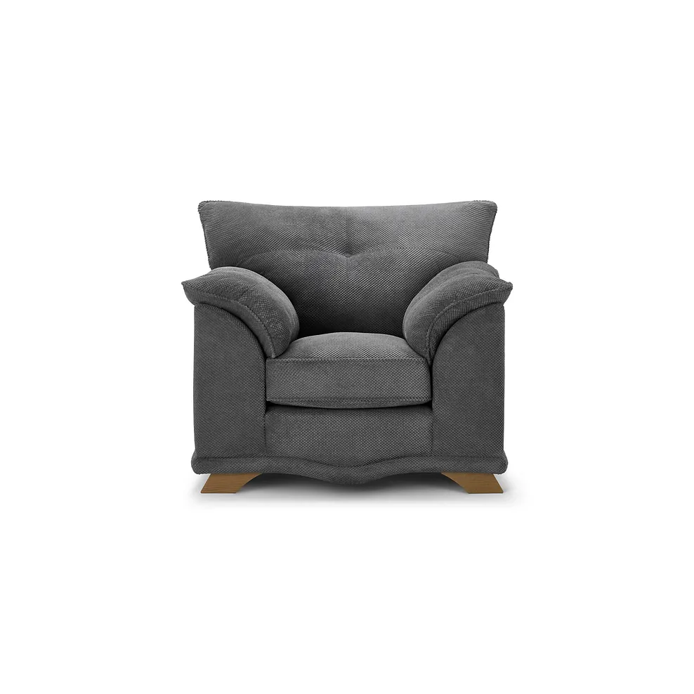 RAVELLO Armchair Aero Charcoal Fabric - Image 11