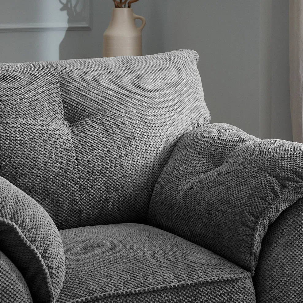 RAVELLO Armchair Aero Charcoal Fabric - Image 6