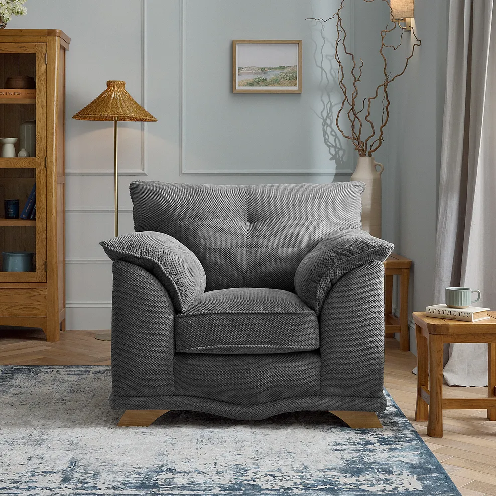 RAVELLO Armchair Aero Charcoal Fabric - Image 4