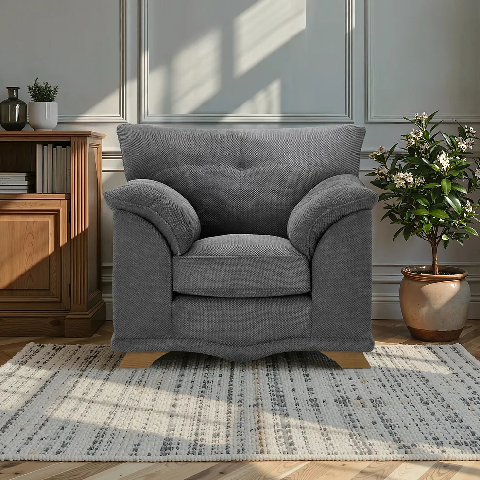 RAVELLO Armchair Aero Charcoal Fabric - Image 18