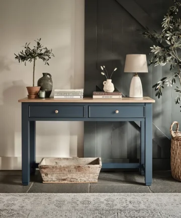 RICHMOND Console Table Solid Oak & Painted