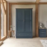 RICHMOND Double Wardrobe Solid Oak & Painted