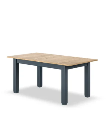 RICHMOND Extending Dining Table with 4 Chairs Solid Oak and Painted