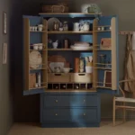 RICHMOND Large Larder Solid Oak & Painted