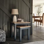 RICHMOND Nest of Tables Solid Oak & Painted