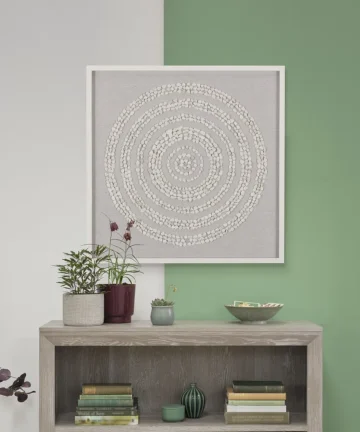 RIPPLES WALL ART White Shadow Box
