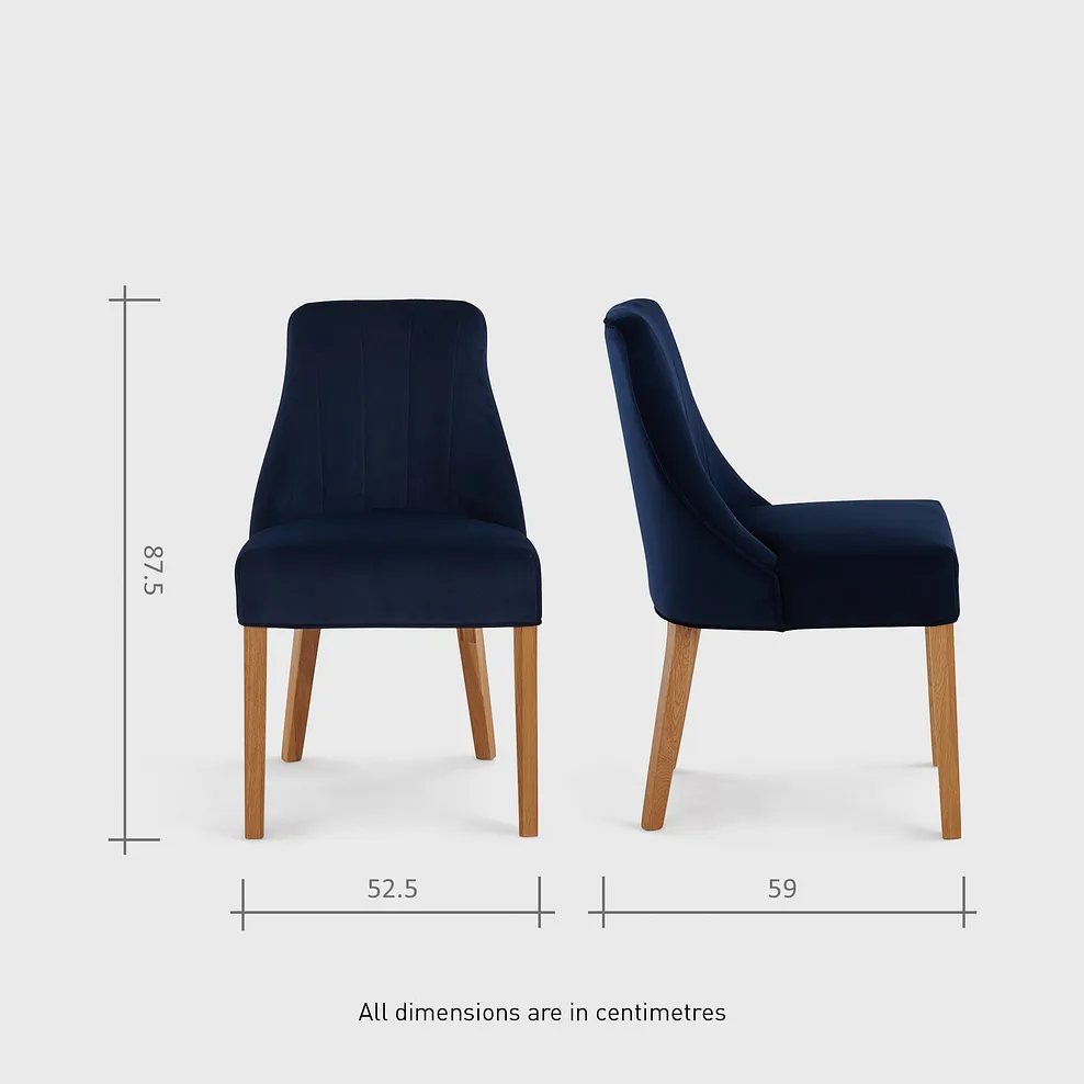 ROMSEY Extending Dining Table with 4 Chairs Natural Solid Oak - Image 11