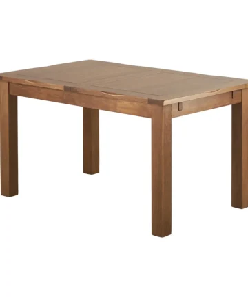 RUSHMERE 6ft Extending Dining Table with 6 Chairs Rustic Solid Oak