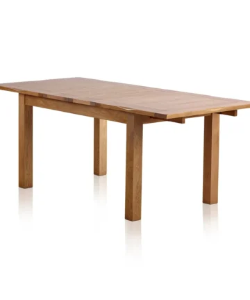 RUSHMERE 6-8 Seater Extendable Dining Table Rustic Solid Oak