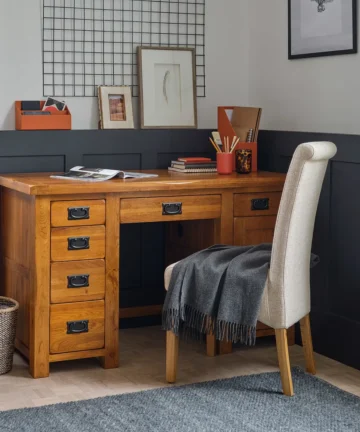 ORIGINAL RUSTIC Desk Rustic Solid Oak