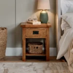 ORIGINAL RUSTIC Side Table Rustic Solid Oak