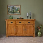ORIGINAL RUSTIC Large Sideboard Rustic Solid Oak