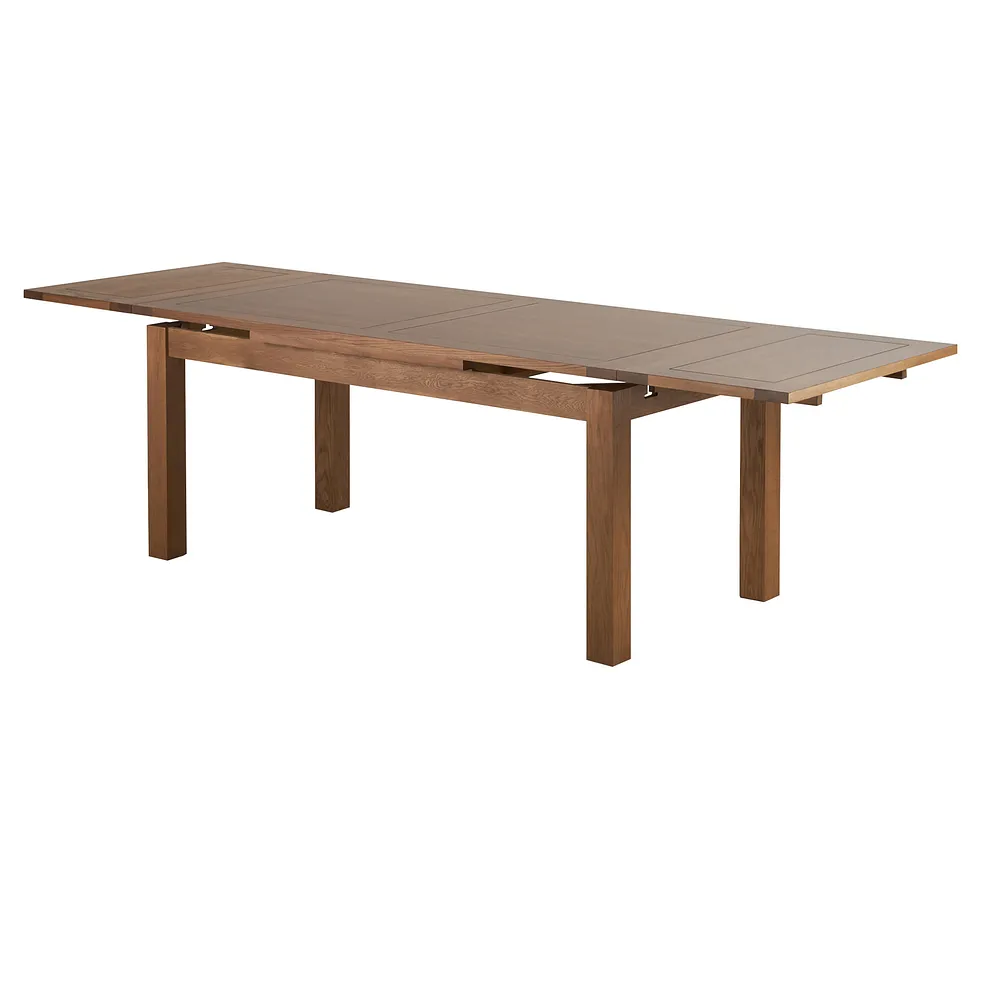 SHERWOOD 6ft Extending Dining Table with 8 Chairs Rustic Solid Oak - Image 3