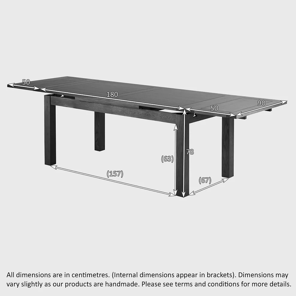 SHERWOOD 6ft x 3ft Extending Dining Table with 8 Chairs Rustic Solid Oak - Image 8
