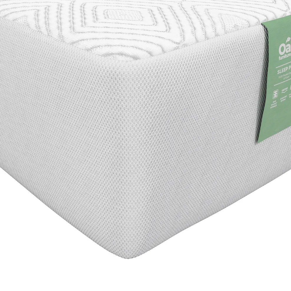 SLEEP PLUS MATTRESSES Single Mattress 1000 Pocket Springs - Ortho