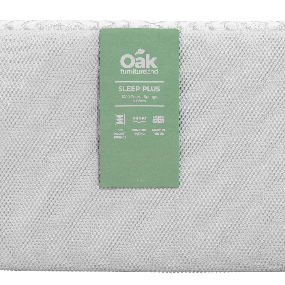 SLEEP PLUS MATTRESSES Single Mattress 1000 Pocket Springs - Ortho - Image 3