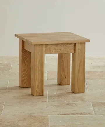 MINIMALIST Side Table Natural Solid Oak