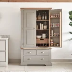ST. IVES Large Larder Natural Oak & Painted