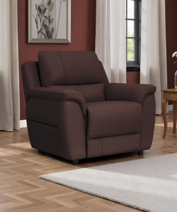 THEO Armchair Chestnut Leather