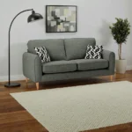 THORNLEY 3 Seater Sofa Forest Green Fabric