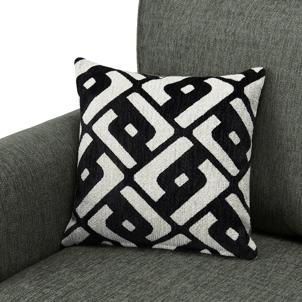 THORNLEY Large corner sofa Forest Green Fabric - Image 7