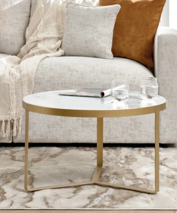TUSCANY Coffee Table White Marble