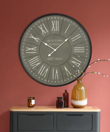 CONALL WALL CLOCK Black Sage