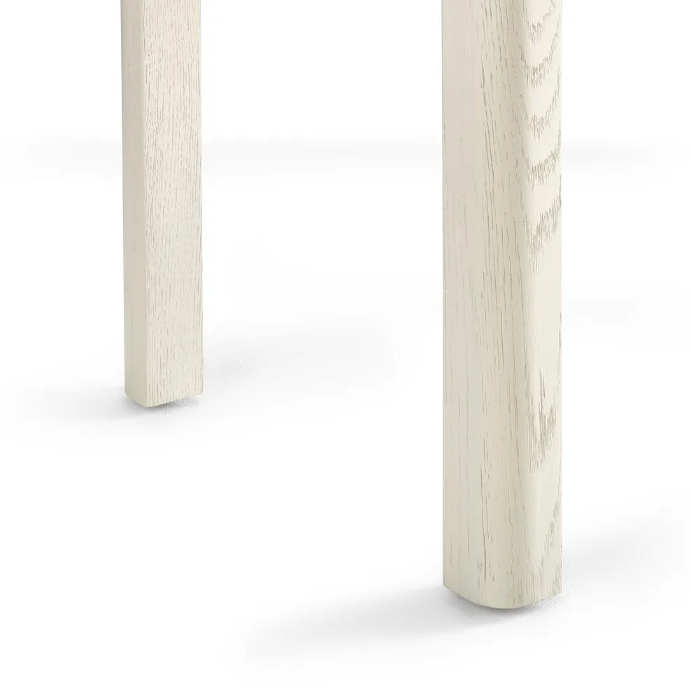 WREN Dressing Table White Painted Solid Oak - Image 7