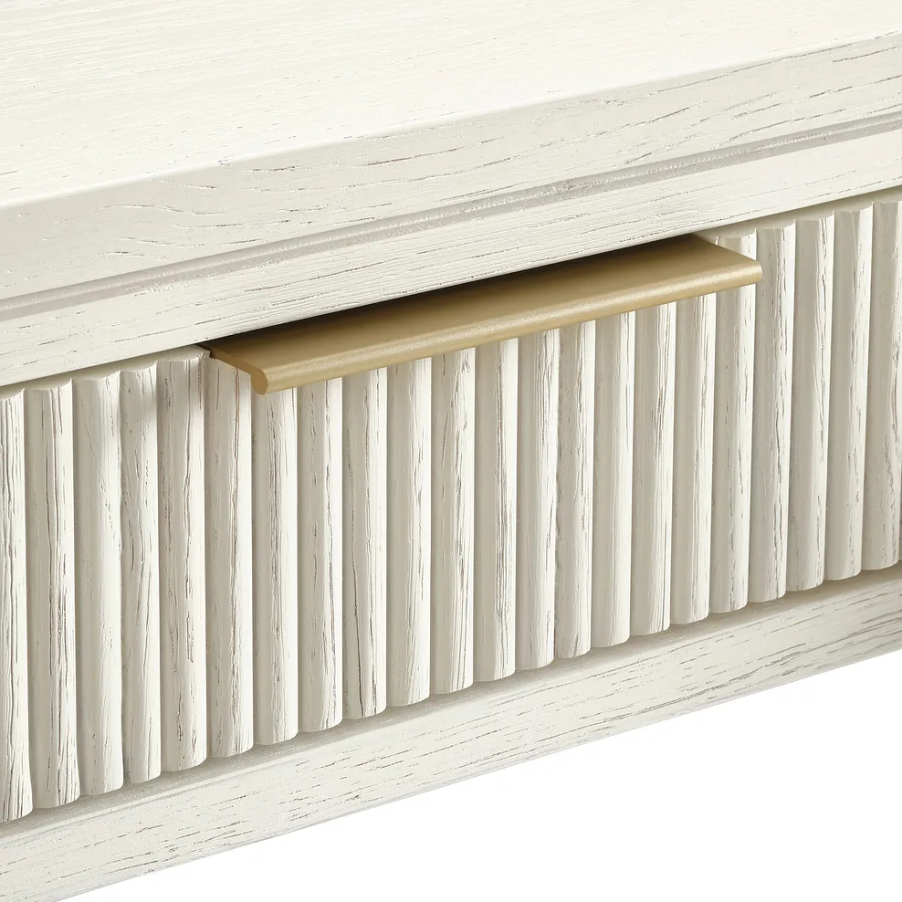 WREN Dressing Table White Painted Solid Oak - Image 8