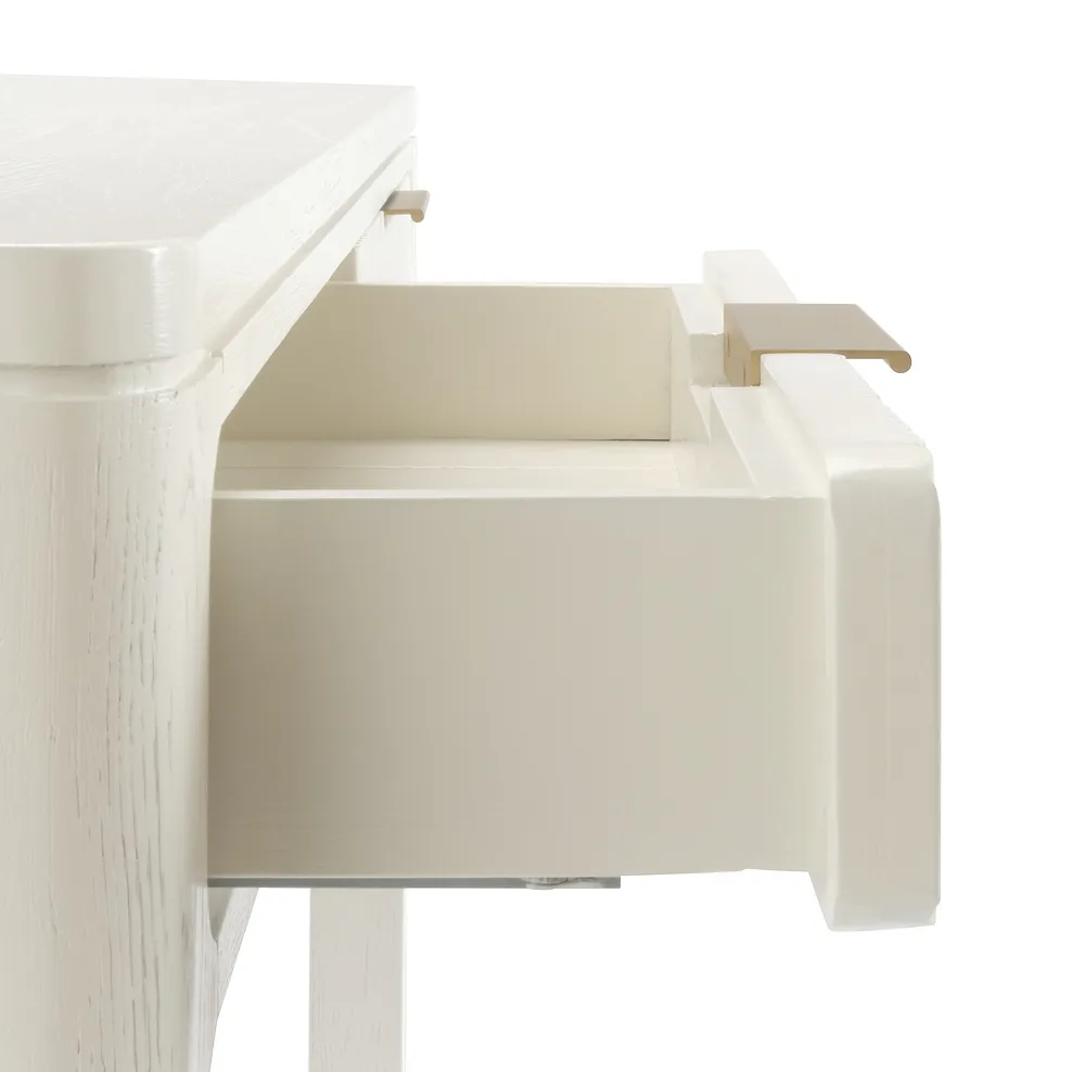 WREN Dressing Table White Painted Solid Oak - Image 9