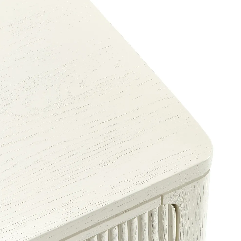 WREN Dressing Table White Painted Solid Oak - Image 10