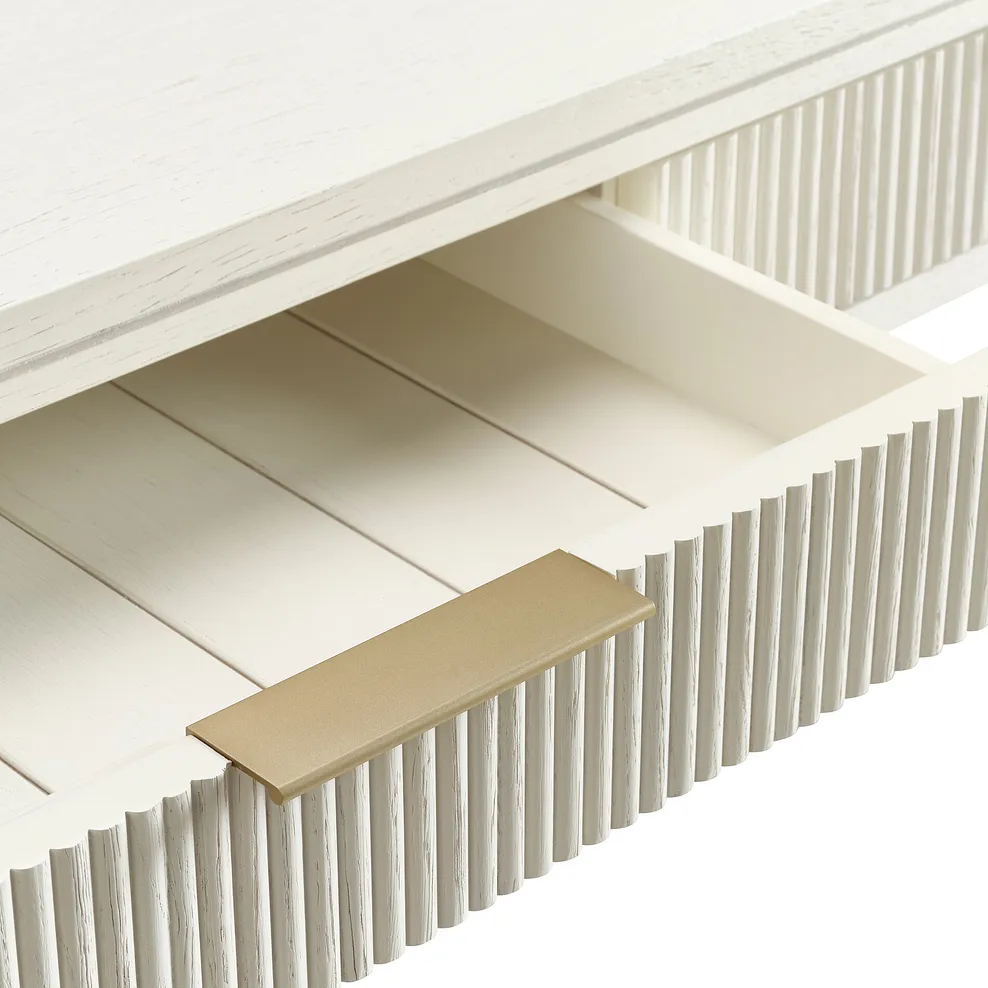 WREN Dressing Table White Painted Solid Oak - Image 11